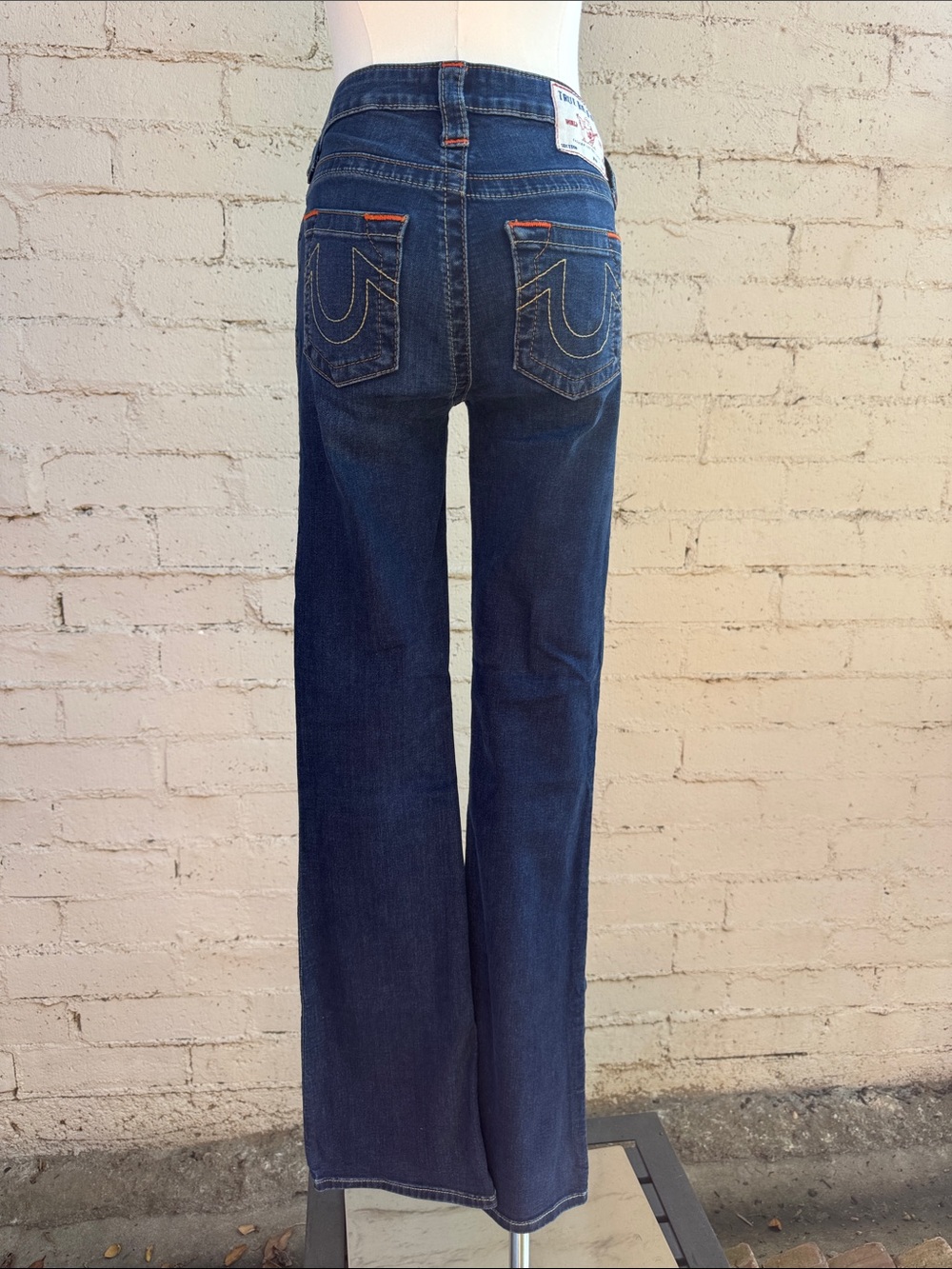 True Religion Becca Mid Rise Bootcut Jeans Indigo Size 25 - Picture 6 of 16